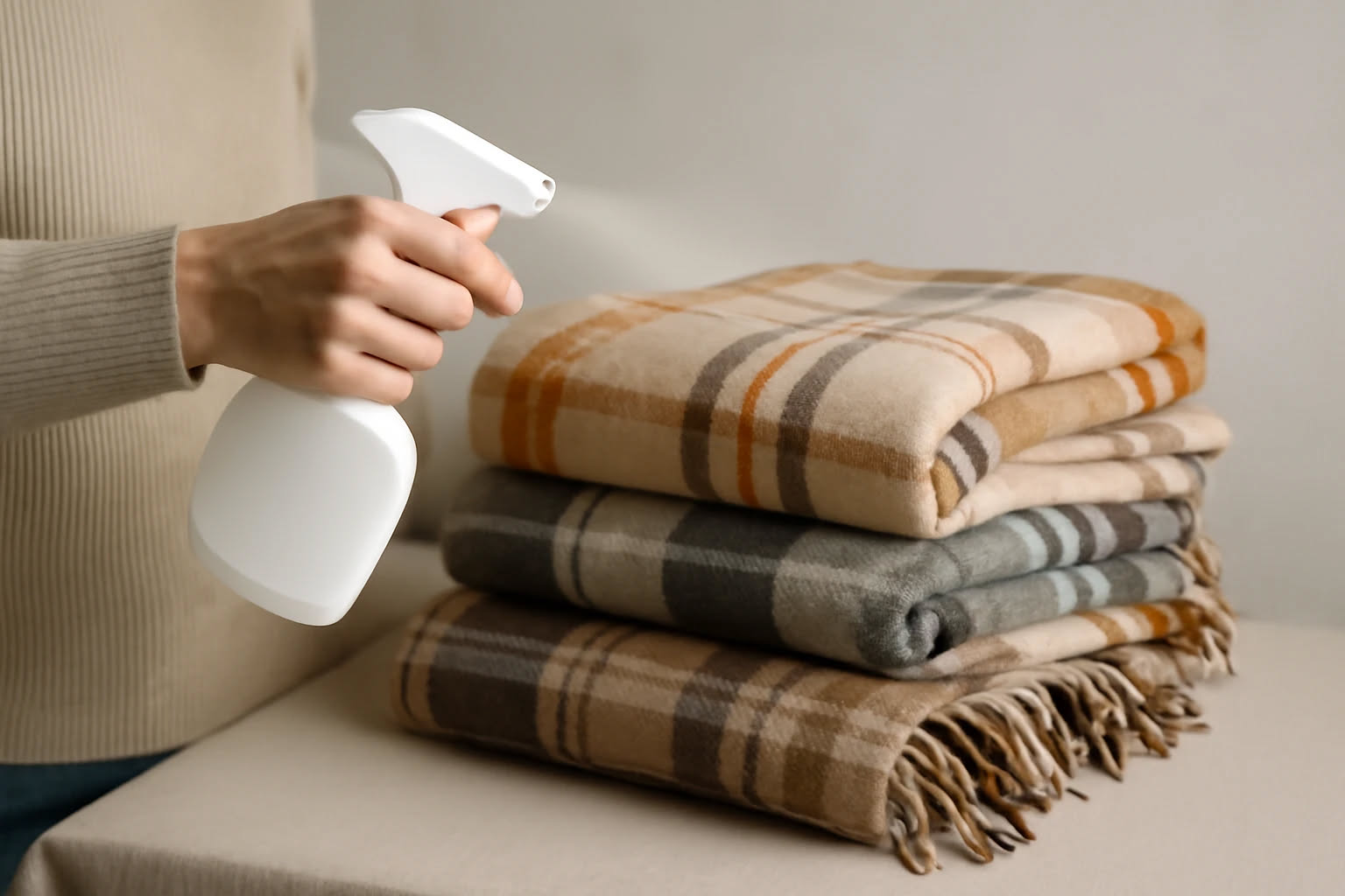 Come lavare un plaid leggero a fine estate: i consigli
